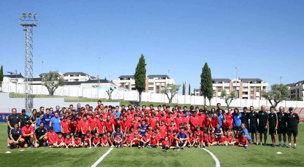 Atletico Madrid Summer Soccer Camps Football Camps Campus De Futbol Madrid Spain