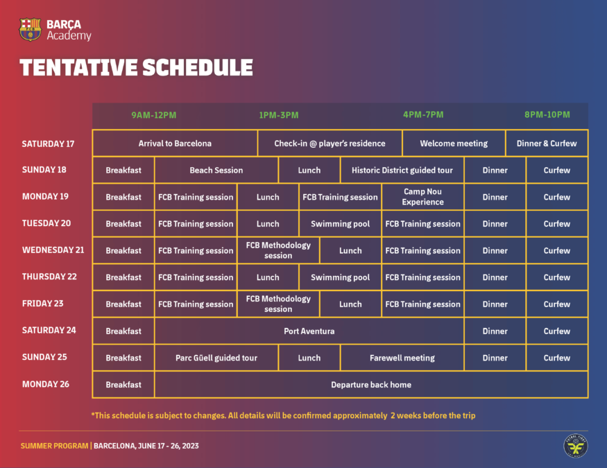 2023_Barca_Academy_Clinic_Tentative_Daily_Schedule_Subject_to_Change