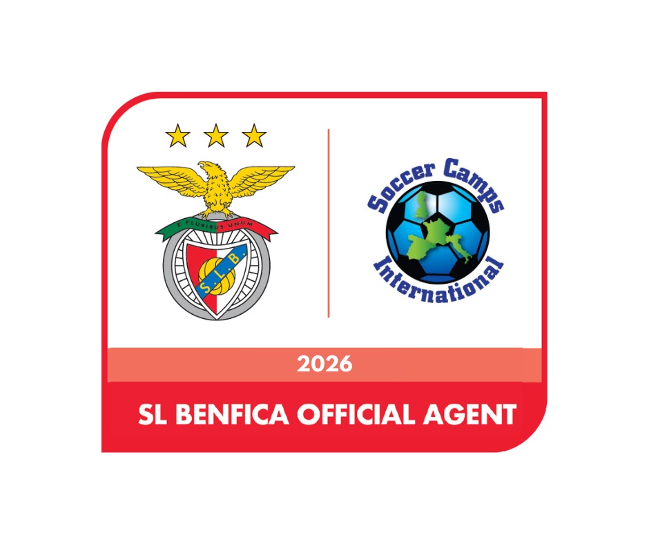 شعار الوكيل الرسمي لمعسكرات كرة القدم الدولية لمعسكرات بنفيكا إيليت لكرة القدم