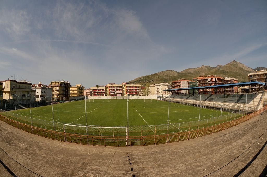 Centro de entrenamiento del campo de fútbol del Inter de Milán en el Centro Olímpico de Entrenamiento Lazio Formia